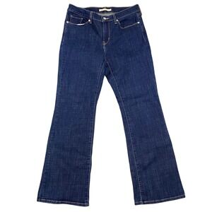 Levis Classic Bootcut Jeans Women's Size 8 Dark Blue Wash 31x29.5 Stretch